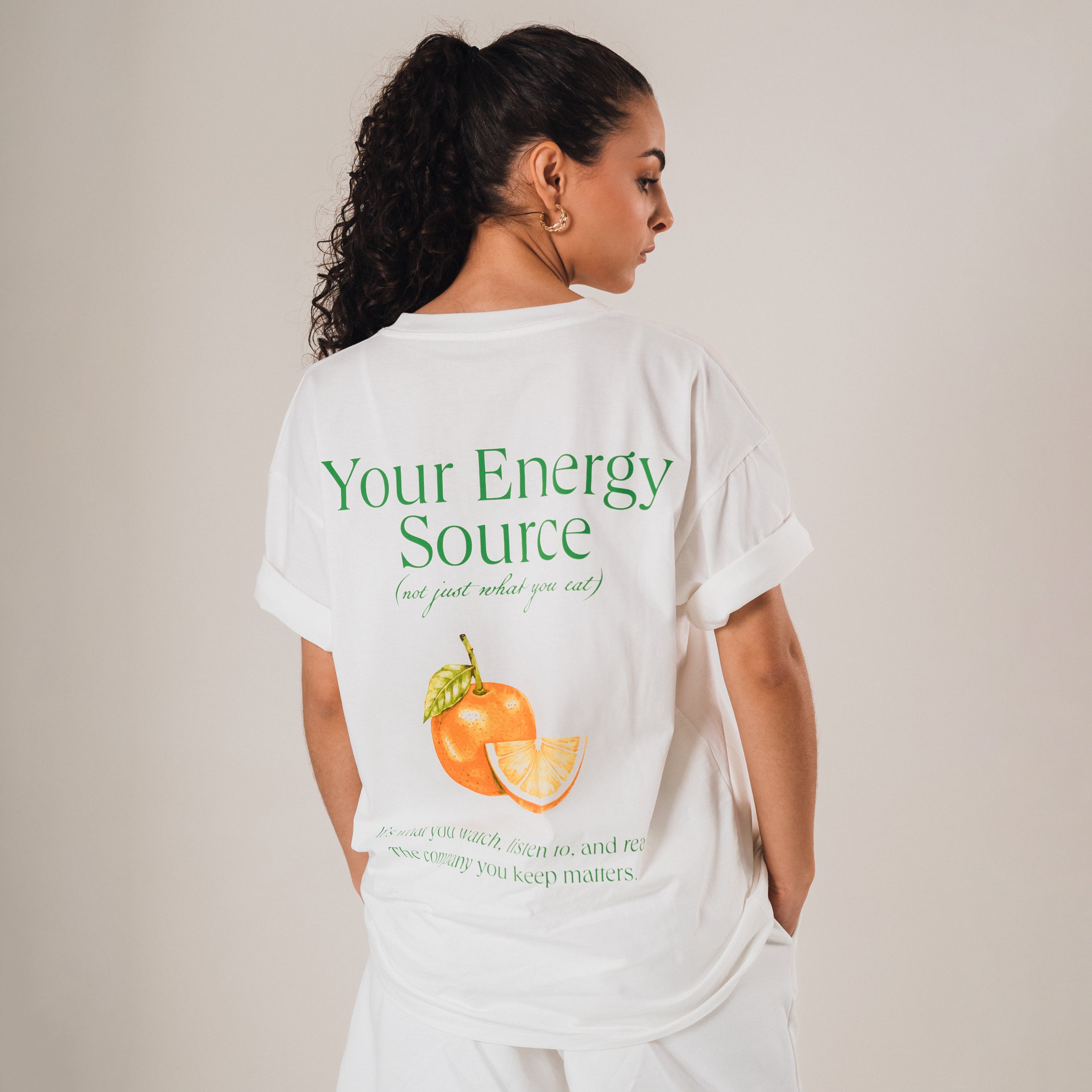 Healthy Club Organic Oversized Tee